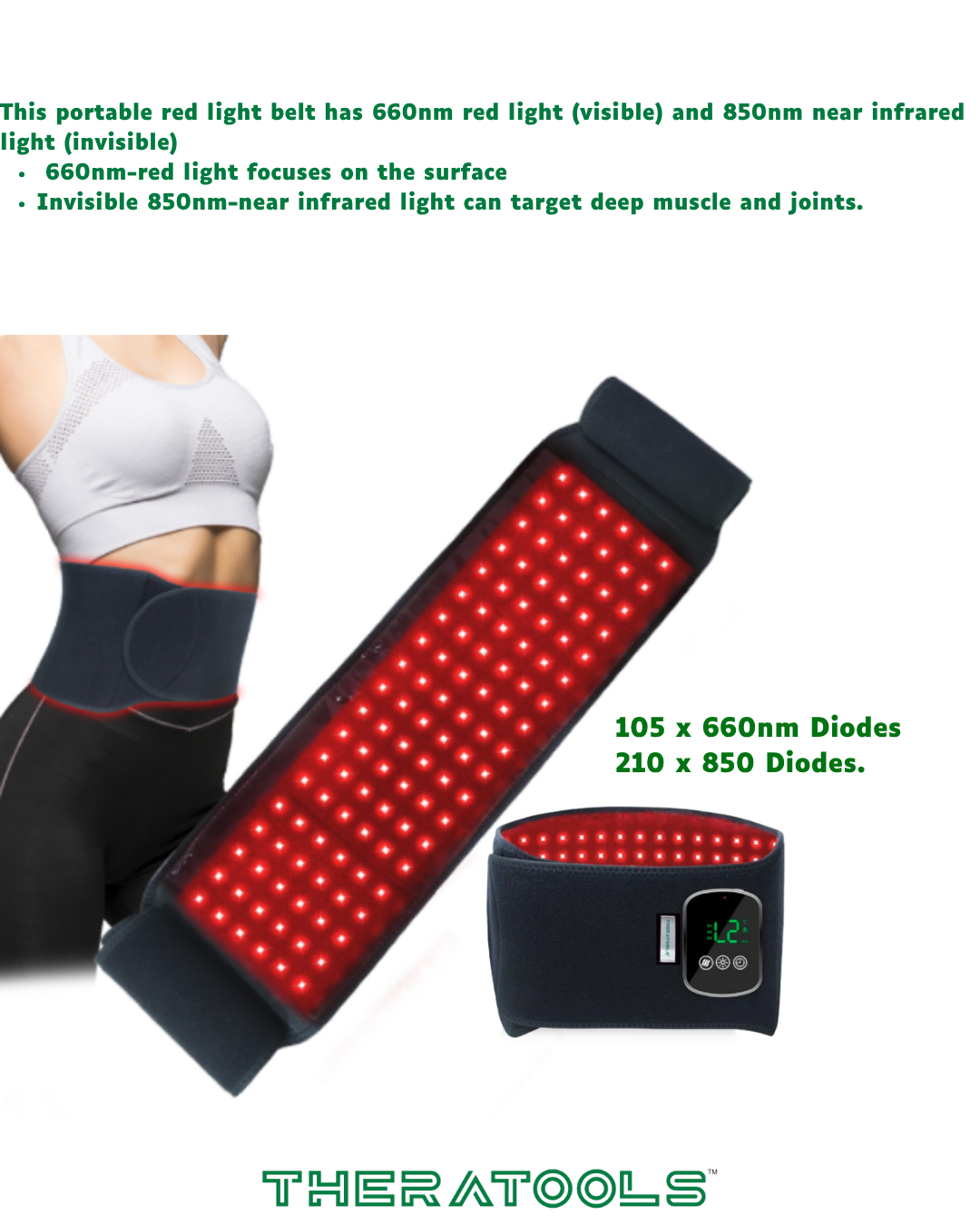 Cordless Red Light Therapy Belt